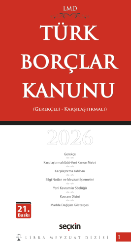 Türk Borçlar Kanunu / LMD–1