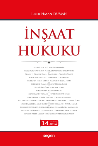 Hukuk Kitapları, - Seçkin Yayınları - İnşaat Hukuku