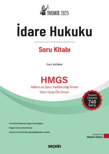 HMGS, Hakimlik Sınavları, - Seçkin Yayınları - Themis İdare Hukuku Sor