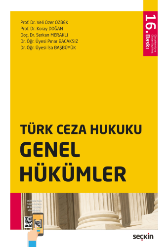 Türk Ceza Hukuku Genel Hükümler