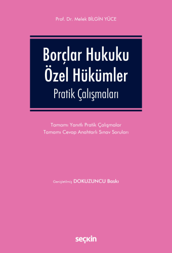 Hukuk Kitapları, - Seçkin Yayınları - Borçlar Hukuku Özel Hükümler Pra