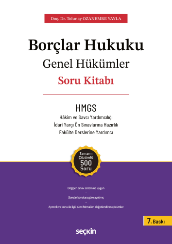 Themis Borçlar Hukuku Genel Hükümler Soru Kitabı