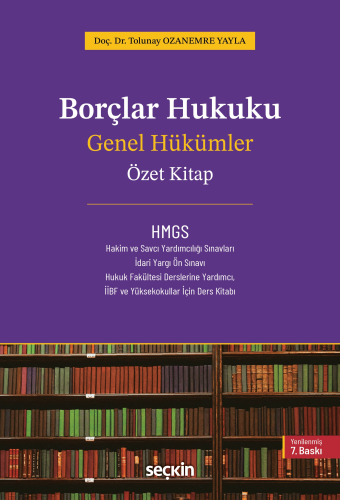Borçlar Hukuku Genel Hükümler – Özet Kitap