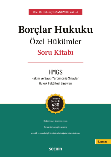 Borçlar Hukuku Özel Hükümler Soru Kitabı
