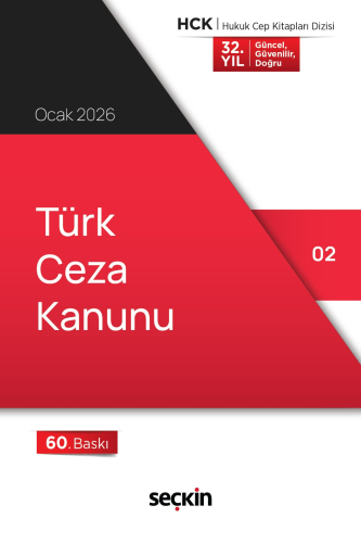 Hukuk Kitapları,Kanunlar, - Seçkin Yayınları - Türk Ceza Kanunu (Cep K