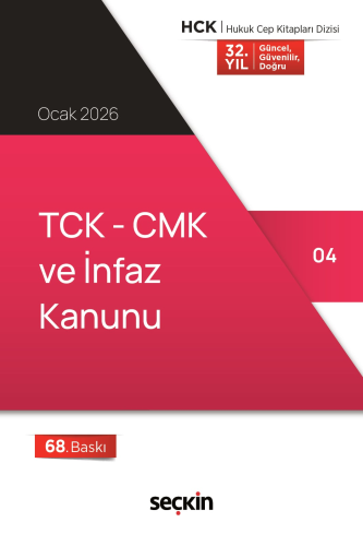 Hukuk Kitapları,Kanunlar, - Seçkin Yayınları - TCK – CMK ve İnfaz Kanu