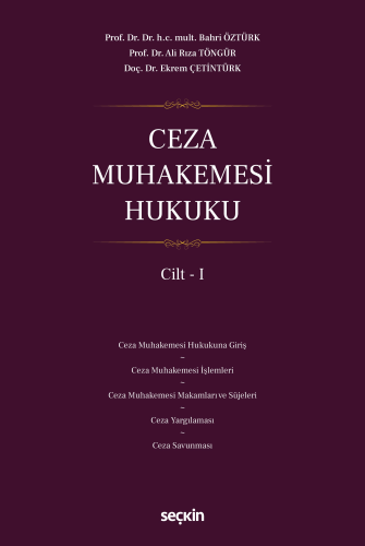 Hukuk Kitapları,Ceza Muhakemesi Hukuku, - Seçkin Yayınları - Ceza Muha