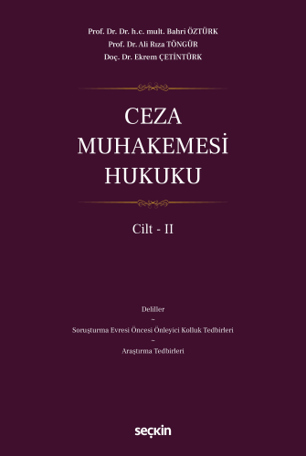 Ceza Muhakemesi Hukuku Cilt – II