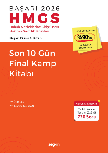 BAŞARI 2026 HMGS Son 10 Gün Final Kamp Kitabı