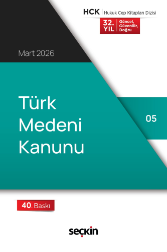 Hukuk Kitapları,Kanunlar, - Seçkin Yayınları - Türk Medeni Kanunu (Cep