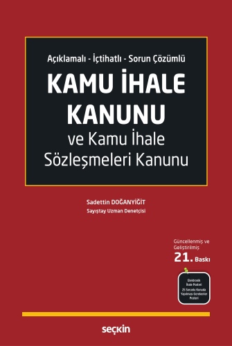 Kamu İhale Kanunu ve Kamu İhale Sözleşmeleri Kanunu