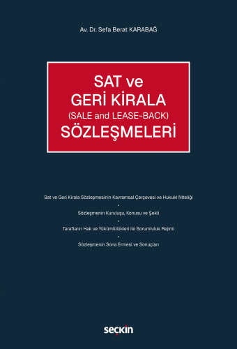 Sat ve Geri Kirala Sözleşmeleri