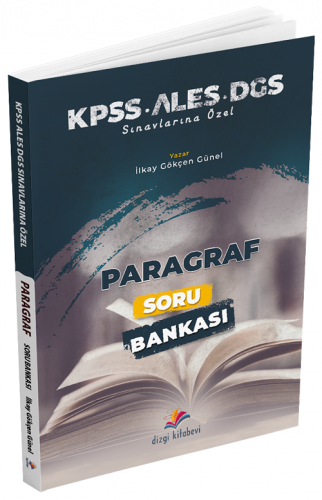 Dizgi Kitap Yayınları KPSS ALES DGS Paragraf Soru Bankası İlkay Gökçen
