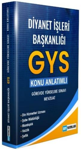 DDY Yayınları GYS Diyanet İşleri Başkanlığı Konu Anlatımı Görevde Yüks