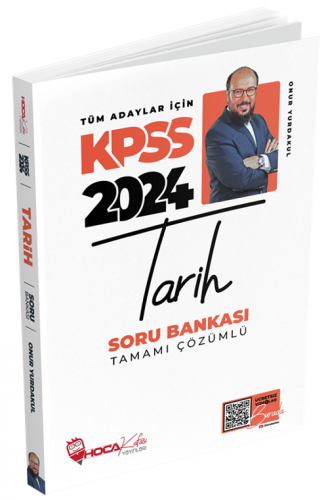 Hoca Kafası Yayınları 2024 KPSS Tarih Soru Bankası Çözümlü Onur Yurdak