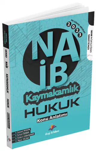 Dizgi Kitap Yayınları 2023 NAİB Kaymakamlık Hukuk Konu Anlatımı Soysal