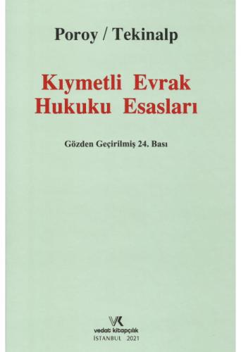 KEELPİR Kıymetli Evrak Hukuku Esasları