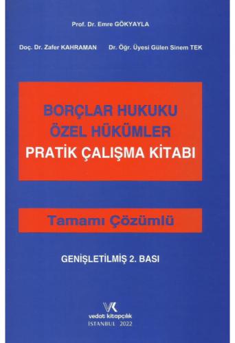 Hukuk Kitapları, - Vedat Kitapçılık - Borçlar Hukuku Özel Hükümler Pra