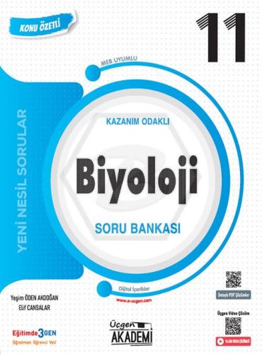 Üçgen Akademi Lise  11. Sınıf Biyoloji Soru Bankası