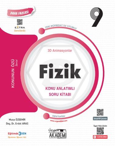 Üçgen Akademi Lise 9. Sınıf Fizik Konu Anlatımlı Soru Kitabı