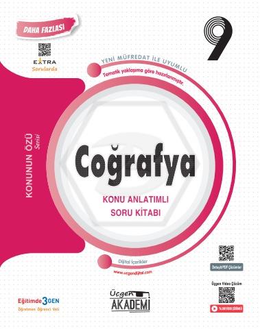 9. Sınıf - Üçgen Akademi Lise 9. Sınıf Coğrafya Konu Anlatımlı Soru Ki