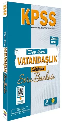 Tasarı Yayınları KPSS Vatandaşlık Dev Seri Soru Bankası Çözümlü Komisy