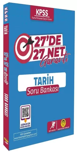Tasarı Yayınları KPSS Tarih 27 de 27 Net Garanti Soru Bankası Video Çö