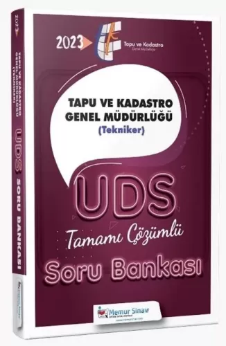 Memur Sınav 2023 GYS Tapu ve Kadastro Tekniker Soru Bankası Çözümlü