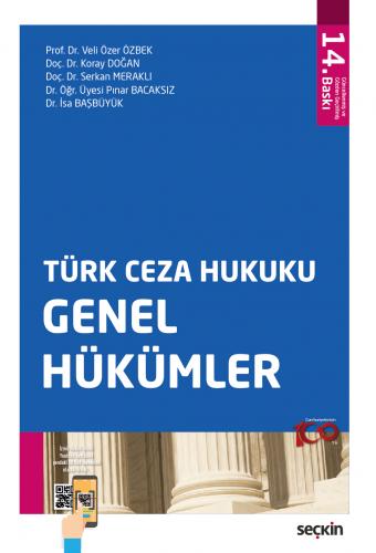 Türk Ceza Hukuku Genel Hükümler (Veli Özer Özbek) Veli Özer Özbek