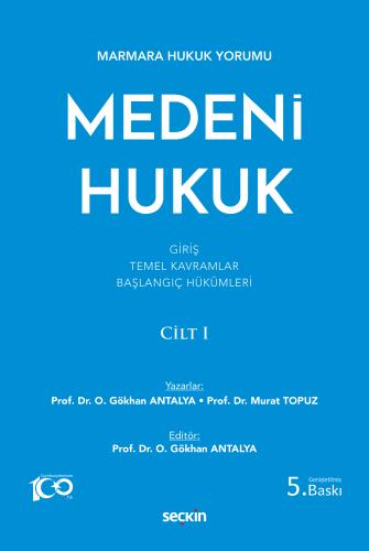Medeni Hukuk Cilt: 1