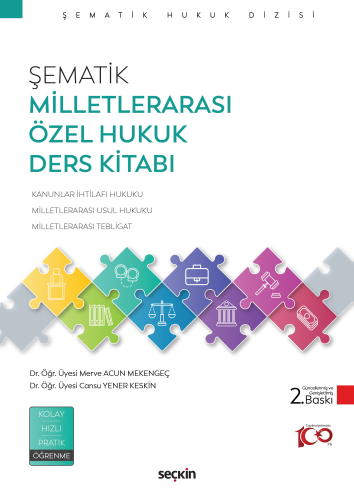 Hukuk Kitapları, - Seçkin Yayınları - Şematik Milletlerarası Özel Huku