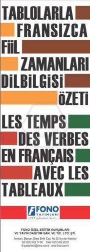 Fono Yayınları Fransızca Fiil Zamanları ve Dilbilgisi Tablosu Komisyon