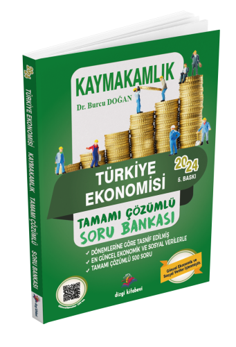 Dizgi Kitap Yayınları 2024 Kaymakamlık Türkiye Ekonomisi Soru Bankası 