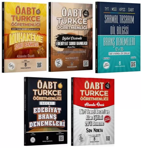Türkçe ÖABTDEYİZ ÖABT Türkçe Öğretmenliği Soru Bankası - Deneme 5 li Set
