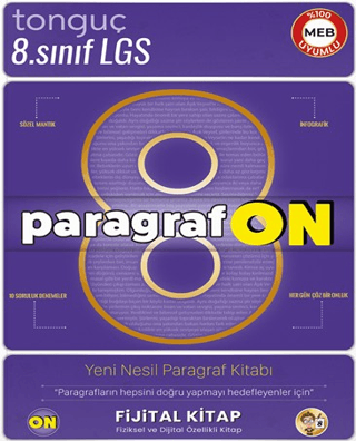 İlköğretim (1-8 Sınıf) Kitapları,8. Sınıf LGS Kitapları, - Tonguç Yayı