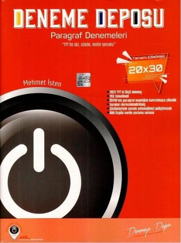 Deneme Deposu TYT Paragraf Konu Denemeleri