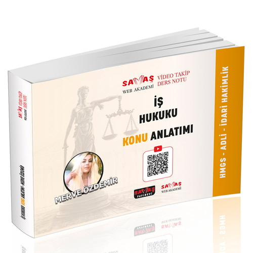 Savaş Yayınları 2026 Adli-İdari Hakimlik HMGS İş Hukuku Video Takip Ders Notu Konu Anlatımı