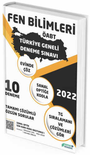 Defne Akademi 2022 ÖABT Fen Bilimleri Öğretmenliği Türkiye Geneli 10 D