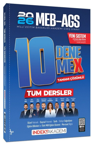 MEB-AGS Hazırlık,MEB-AGS Deneme Sınavları, - İndeks Akademi - İndeks A