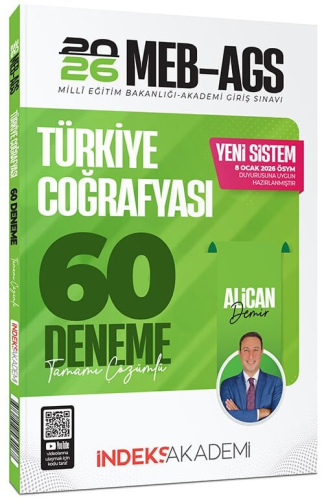 Coğrafya Denemeleri - İndeks Akademi 2026 MEB-AGS Türkiye Coğrafyası 6