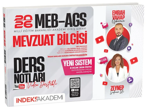 MEB-AGS Hazırlık,AGS Konu Anlatımlı, - İndeks Akademi - İndeks Akademi