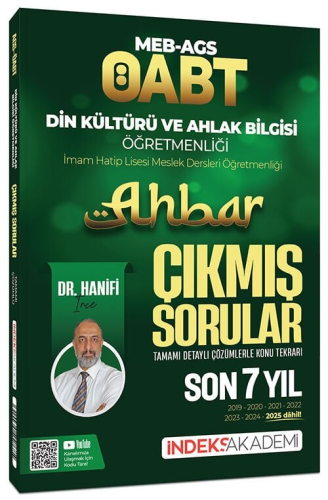 Çıkmış Sorular - İndeks Akademi 2026 ÖABT MEB-AGS Din Kültürü ve Ahlak