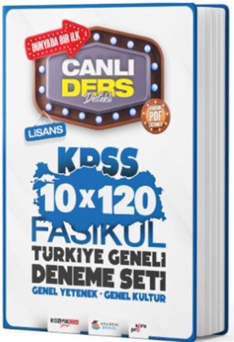 Akademi Denizi KPSS Genel Kültür Genel Yetenek 10 x 120 Fasikül Türkiy
