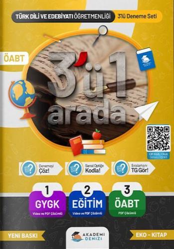 Akademi Denizi ÖABT Türk Dili ve Edebiyatı Öğretmenliği 3 lü Deneme Ko