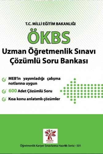 Akademi Eğitim MEB ÖKBS Uzman Öğretmenlik Çözümlü Soru Bankası Komisyo