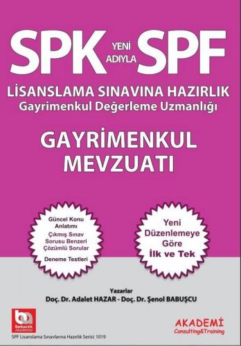 Akademi Eğitim SPK - SPF Gayrimenkul Mevzuatı Adalet Hazar