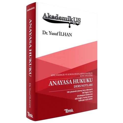 AkademikUS Anayasa Hukuku Ders Notları Yusuf İlhan