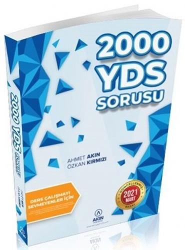 2000 YDS Sorusu Ahmet Akın