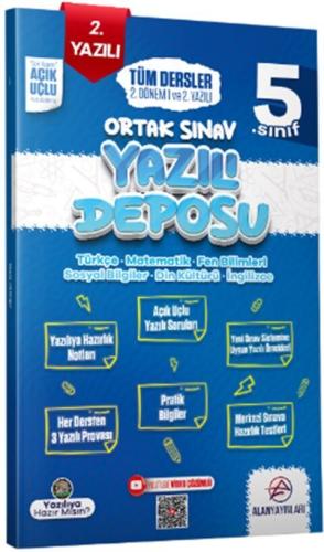 Alan Yayınları 5. Sınıf Tüm Dersler Ortak Sınav 2. Dönem 2. Yazılı Kom