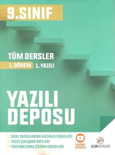 Alan Yayınları 9. Sınıf Tüm Dersler Yazılı Deposu 1. Dönem 1. Deneme